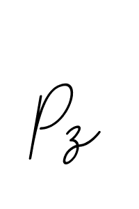 You should practise on your own different ways (BallpointsItalic-DORy9) to write your name (Pz) in signature. don't let someone else do it for you. Pz signature style 11 images and pictures png