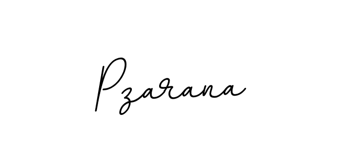 How to make Pzarana name signature. Use BallpointsItalic-DORy9 style for creating short signs online. This is the latest handwritten sign. Pzarana signature style 11 images and pictures png