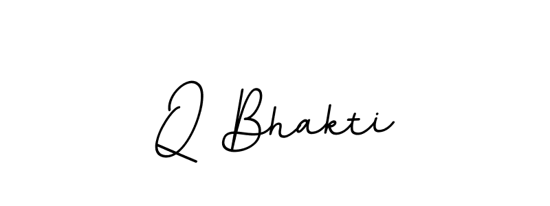 Make a beautiful signature design for name Q Bhakti. Use this online signature maker to create a handwritten signature for free. Q Bhakti signature style 11 images and pictures png