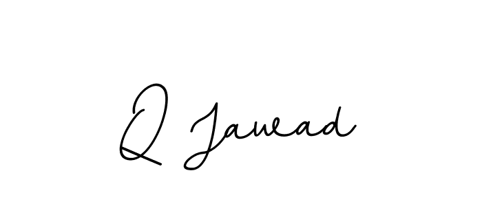 You should practise on your own different ways (BallpointsItalic-DORy9) to write your name (Q Jawad) in signature. don't let someone else do it for you. Q Jawad signature style 11 images and pictures png