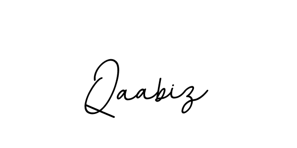 Design your own signature with our free online signature maker. With this signature software, you can create a handwritten (BallpointsItalic-DORy9) signature for name Qaabiz. Qaabiz signature style 11 images and pictures png