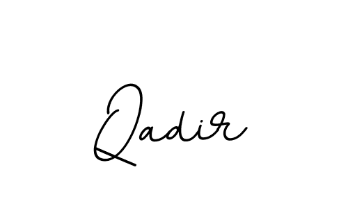 You should practise on your own different ways (BallpointsItalic-DORy9) to write your name (Qadir) in signature. don't let someone else do it for you. Qadir signature style 11 images and pictures png