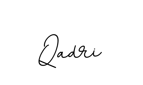 Design your own signature with our free online signature maker. With this signature software, you can create a handwritten (BallpointsItalic-DORy9) signature for name Qadri. Qadri signature style 11 images and pictures png