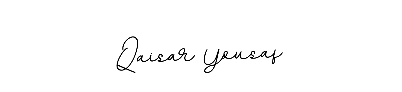Use a signature maker to create a handwritten signature online. With this signature software, you can design (BallpointsItalic-DORy9) your own signature for name Qaisar Yousaf. Qaisar Yousaf signature style 11 images and pictures png