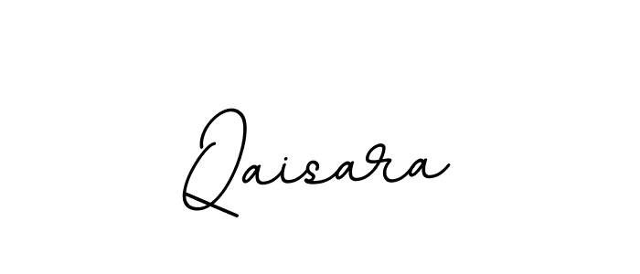 Make a beautiful signature design for name Qaisara. With this signature (BallpointsItalic-DORy9) style, you can create a handwritten signature for free. Qaisara signature style 11 images and pictures png
