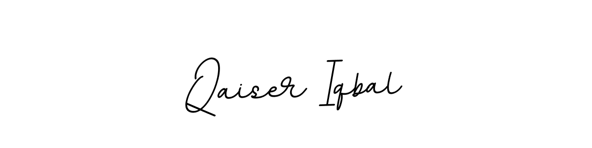 How to make Qaiser Iqbal name signature. Use BallpointsItalic-DORy9 style for creating short signs online. This is the latest handwritten sign. Qaiser Iqbal signature style 11 images and pictures png