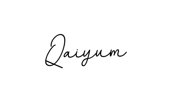Qaiyum stylish signature style. Best Handwritten Sign (BallpointsItalic-DORy9) for my name. Handwritten Signature Collection Ideas for my name Qaiyum. Qaiyum signature style 11 images and pictures png