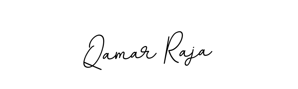 It looks lik you need a new signature style for name Qamar Raja. Design unique handwritten (BallpointsItalic-DORy9) signature with our free signature maker in just a few clicks. Qamar Raja signature style 11 images and pictures png