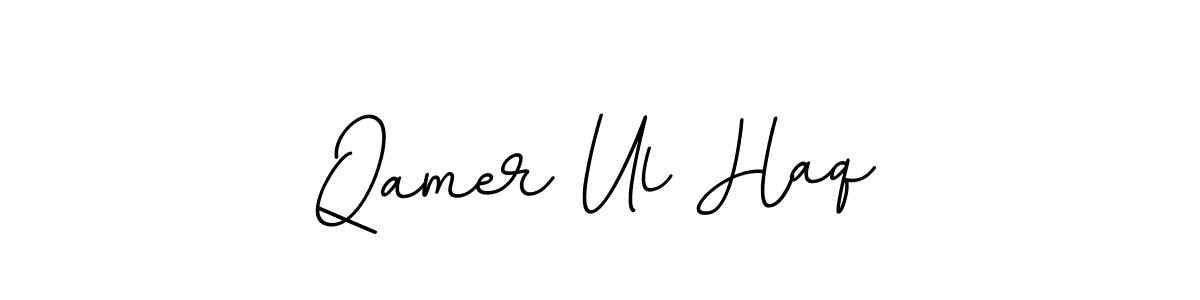 Qamer Ul Haq stylish signature style. Best Handwritten Sign (BallpointsItalic-DORy9) for my name. Handwritten Signature Collection Ideas for my name Qamer Ul Haq. Qamer Ul Haq signature style 11 images and pictures png