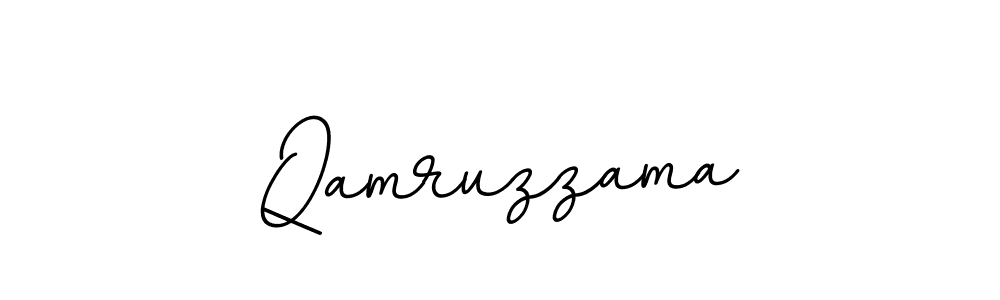 Design your own signature with our free online signature maker. With this signature software, you can create a handwritten (BallpointsItalic-DORy9) signature for name Qamruzzama. Qamruzzama signature style 11 images and pictures png
