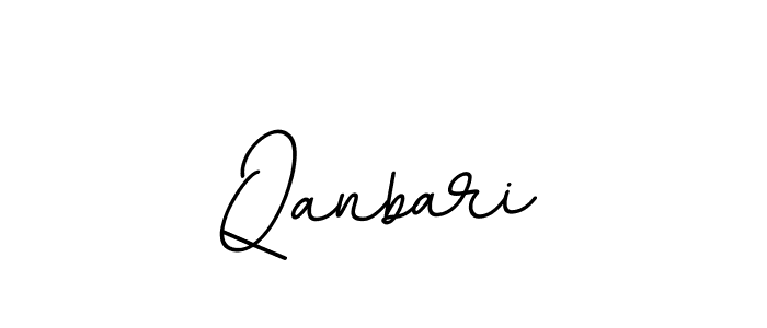 Design your own signature with our free online signature maker. With this signature software, you can create a handwritten (BallpointsItalic-DORy9) signature for name Qanbari. Qanbari signature style 11 images and pictures png