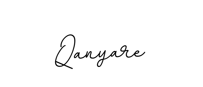 The best way (BallpointsItalic-DORy9) to make a short signature is to pick only two or three words in your name. The name Qanyare include a total of six letters. For converting this name. Qanyare signature style 11 images and pictures png