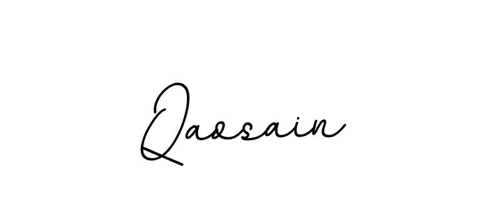 How to make Qaosain signature? BallpointsItalic-DORy9 is a professional autograph style. Create handwritten signature for Qaosain name. Qaosain signature style 11 images and pictures png