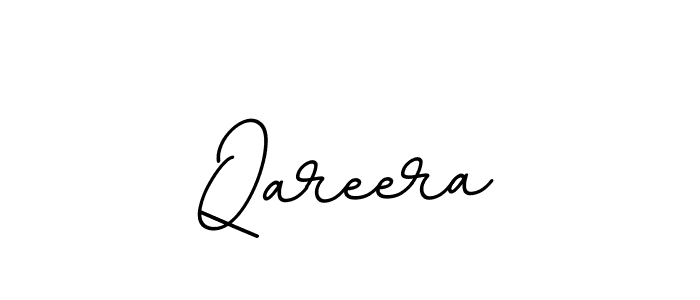 How to make Qareera name signature. Use BallpointsItalic-DORy9 style for creating short signs online. This is the latest handwritten sign. Qareera signature style 11 images and pictures png