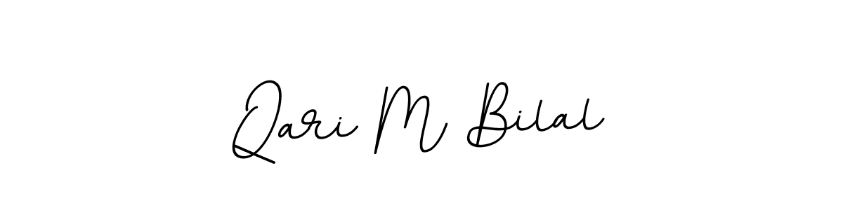 How to Draw Qari M Bilal signature style? BallpointsItalic-DORy9 is a latest design signature styles for name Qari M Bilal. Qari M Bilal signature style 11 images and pictures png