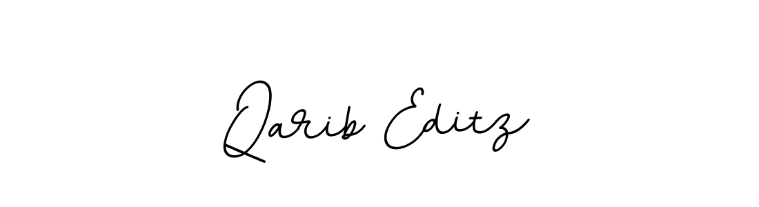 Also we have Qarib Editz name is the best signature style. Create professional handwritten signature collection using BallpointsItalic-DORy9 autograph style. Qarib Editz signature style 11 images and pictures png