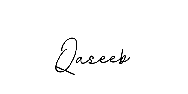 Make a beautiful signature design for name Qaseeb. With this signature (BallpointsItalic-DORy9) style, you can create a handwritten signature for free. Qaseeb signature style 11 images and pictures png