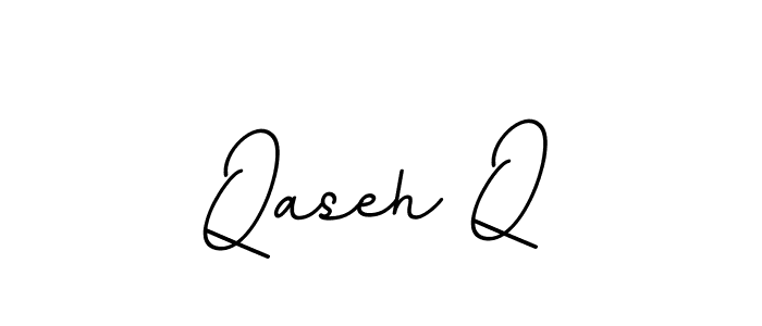 How to make Qaseh Q name signature. Use BallpointsItalic-DORy9 style for creating short signs online. This is the latest handwritten sign. Qaseh Q signature style 11 images and pictures png