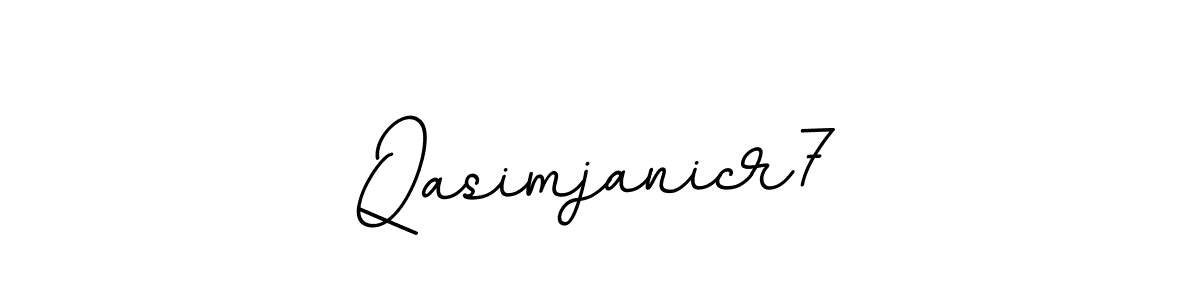 Also we have Qasimjanicr7 name is the best signature style. Create professional handwritten signature collection using BallpointsItalic-DORy9 autograph style. Qasimjanicr7 signature style 11 images and pictures png