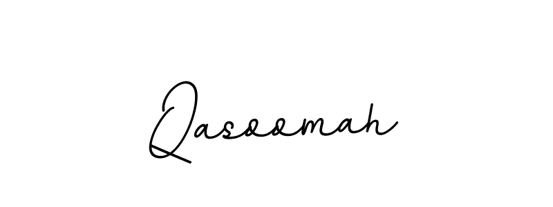 Make a beautiful signature design for name Qasoomah. Use this online signature maker to create a handwritten signature for free. Qasoomah signature style 11 images and pictures png