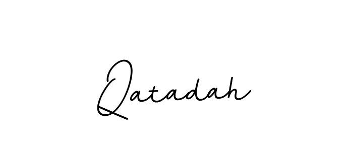 You should practise on your own different ways (BallpointsItalic-DORy9) to write your name (Qatadah) in signature. don't let someone else do it for you. Qatadah signature style 11 images and pictures png