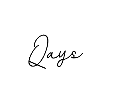 Create a beautiful signature design for name Qays. With this signature (BallpointsItalic-DORy9) fonts, you can make a handwritten signature for free. Qays signature style 11 images and pictures png