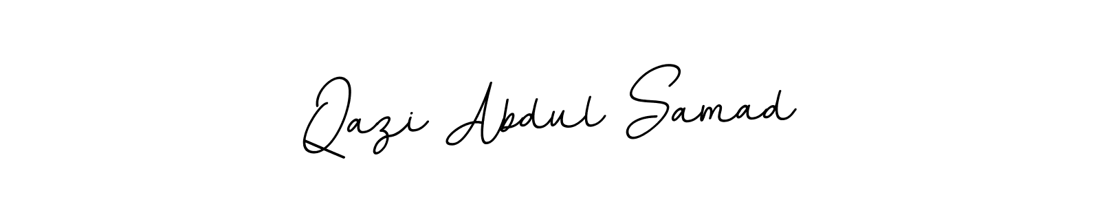 Qazi Abdul Samad stylish signature style. Best Handwritten Sign (BallpointsItalic-DORy9) for my name. Handwritten Signature Collection Ideas for my name Qazi Abdul Samad. Qazi Abdul Samad signature style 11 images and pictures png