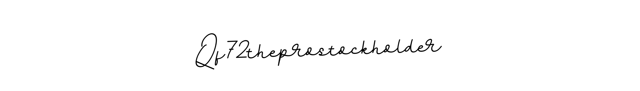 Design your own signature with our free online signature maker. With this signature software, you can create a handwritten (BallpointsItalic-DORy9) signature for name Qf72theprostockholder. Qf72theprostockholder signature style 11 images and pictures png