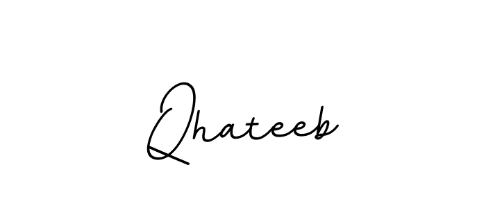 Also we have Qhateeb name is the best signature style. Create professional handwritten signature collection using BallpointsItalic-DORy9 autograph style. Qhateeb signature style 11 images and pictures png