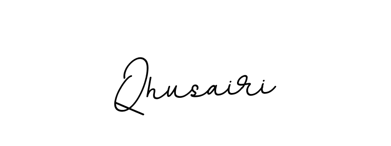 How to make Qhusairi signature? BallpointsItalic-DORy9 is a professional autograph style. Create handwritten signature for Qhusairi name. Qhusairi signature style 11 images and pictures png