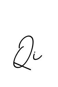 How to make Qi name signature. Use BallpointsItalic-DORy9 style for creating short signs online. This is the latest handwritten sign. Qi signature style 11 images and pictures png