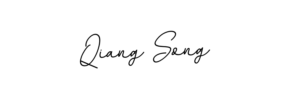 Design your own signature with our free online signature maker. With this signature software, you can create a handwritten (BallpointsItalic-DORy9) signature for name Qiang Song. Qiang Song signature style 11 images and pictures png