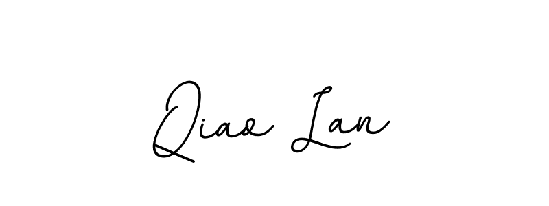 The best way (BallpointsItalic-DORy9) to make a short signature is to pick only two or three words in your name. The name Qiao Lan include a total of six letters. For converting this name. Qiao Lan signature style 11 images and pictures png