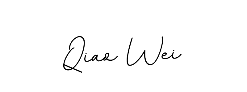 How to make Qiao Wei signature? BallpointsItalic-DORy9 is a professional autograph style. Create handwritten signature for Qiao Wei name. Qiao Wei signature style 11 images and pictures png