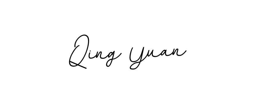 Make a beautiful signature design for name Qing Yuan. With this signature (BallpointsItalic-DORy9) style, you can create a handwritten signature for free. Qing Yuan signature style 11 images and pictures png