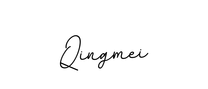 Also we have Qingmei name is the best signature style. Create professional handwritten signature collection using BallpointsItalic-DORy9 autograph style. Qingmei signature style 11 images and pictures png