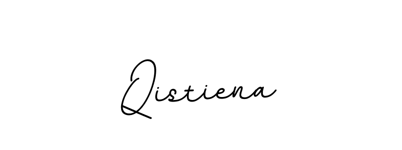 How to make Qistiena signature? BallpointsItalic-DORy9 is a professional autograph style. Create handwritten signature for Qistiena name. Qistiena signature style 11 images and pictures png