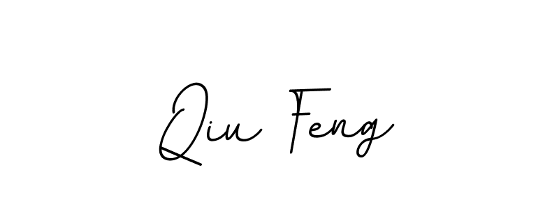 This is the best signature style for the Qiu Feng name. Also you like these signature font (BallpointsItalic-DORy9). Mix name signature. Qiu Feng signature style 11 images and pictures png