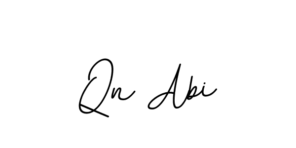 Similarly BallpointsItalic-DORy9 is the best handwritten signature design. Signature creator online .You can use it as an online autograph creator for name Qn Abi. Qn Abi signature style 11 images and pictures png
