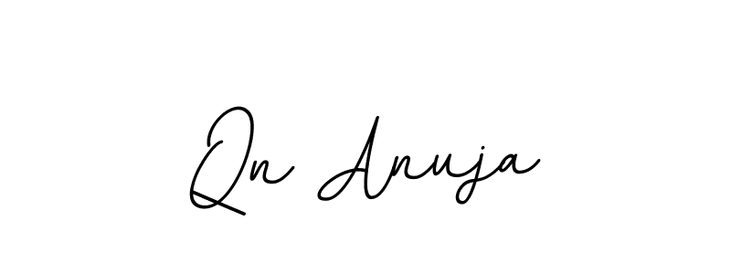Similarly BallpointsItalic-DORy9 is the best handwritten signature design. Signature creator online .You can use it as an online autograph creator for name Qn Anuja. Qn Anuja signature style 11 images and pictures png