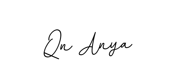 This is the best signature style for the Qn Anya name. Also you like these signature font (BallpointsItalic-DORy9). Mix name signature. Qn Anya signature style 11 images and pictures png