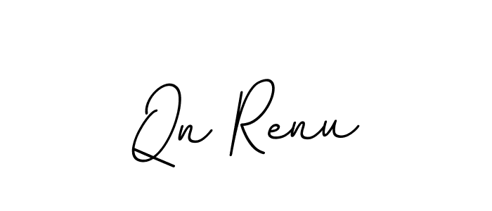 Qn Renu stylish signature style. Best Handwritten Sign (BallpointsItalic-DORy9) for my name. Handwritten Signature Collection Ideas for my name Qn Renu. Qn Renu signature style 11 images and pictures png