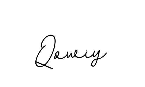 Design your own signature with our free online signature maker. With this signature software, you can create a handwritten (BallpointsItalic-DORy9) signature for name Qowiy. Qowiy signature style 11 images and pictures png