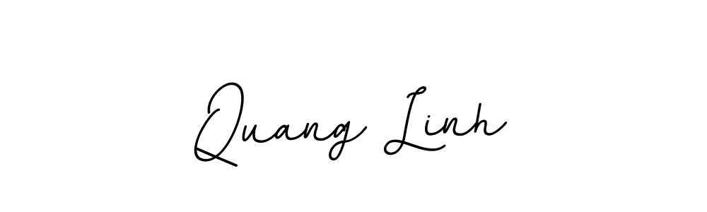 You should practise on your own different ways (BallpointsItalic-DORy9) to write your name (Quang Linh) in signature. don't let someone else do it for you. Quang Linh signature style 11 images and pictures png