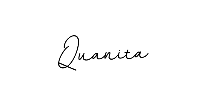 You should practise on your own different ways (BallpointsItalic-DORy9) to write your name (Quanita) in signature. don't let someone else do it for you. Quanita signature style 11 images and pictures png