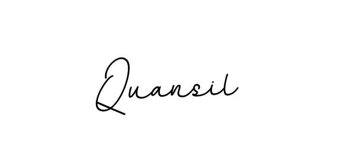 This is the best signature style for the Quansil name. Also you like these signature font (BallpointsItalic-DORy9). Mix name signature. Quansil signature style 11 images and pictures png