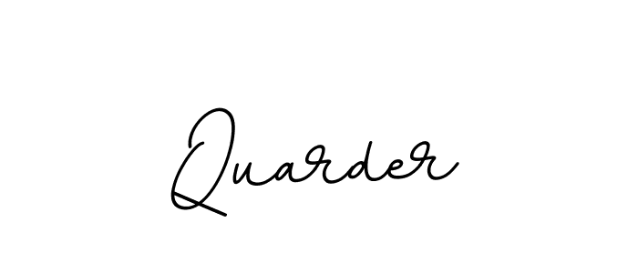 Make a beautiful signature design for name Quarder. With this signature (BallpointsItalic-DORy9) style, you can create a handwritten signature for free. Quarder signature style 11 images and pictures png