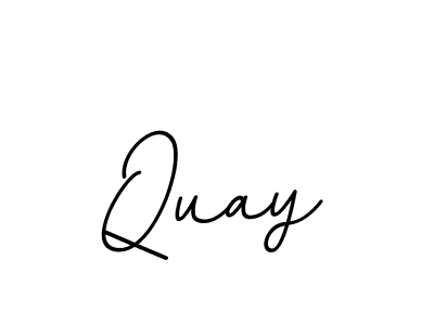The best way (BallpointsItalic-DORy9) to make a short signature is to pick only two or three words in your name. The name Quay include a total of six letters. For converting this name. Quay signature style 11 images and pictures png