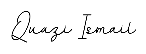 The BallpointsItalic-DORy9 typeface gives name Quazi Ismail a refined look. Suitable for certificates, diplomas, and official verification. Quazi Ismail signature style 11 images and pictures png