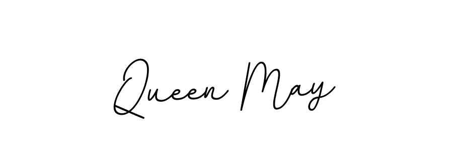 Create a beautiful signature design for name Queen May. With this signature (BallpointsItalic-DORy9) fonts, you can make a handwritten signature for free. Queen May signature style 11 images and pictures png